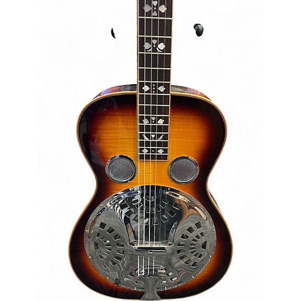 Used Gold Tone PBS-D Deluxe Paul Beard Signature Square Neck Resonator Sunburst Resonator Guitar