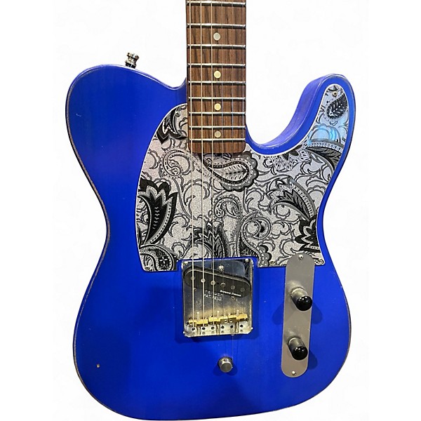 Used Partscaster B BENDER TELECASTER RELIC BLUE Solid Body Electric Guitar