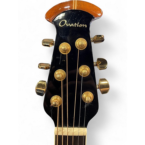 Used Ovation 2077AX Legend Black Acoustic Electric Guitar