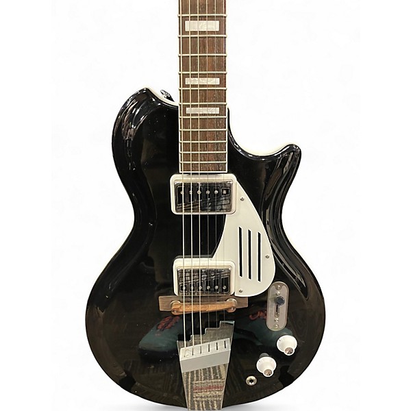 Used Supra 1575JB Black Holiday Black Hollow Body Electric Guitar