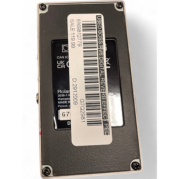 Used BOSS RV6 Digital Reverb Effect Pedal