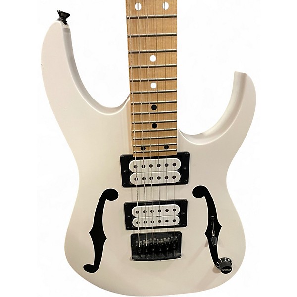 Used Ibanez PGM MIKRO WHITE Solid Body Electric Guitar