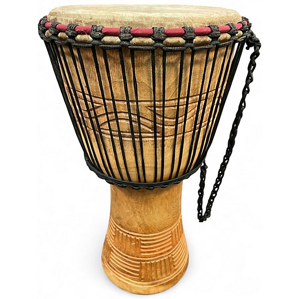 Used Ivory Coast 8in Rope Tuned Djembe
