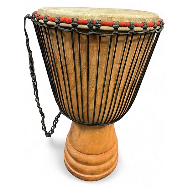 Used Ivory Coast 14in Rope Tuned Djembe