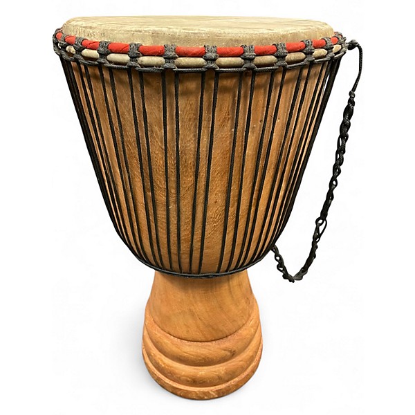 Used Ivory Coast 14in Rope Tuned Djembe