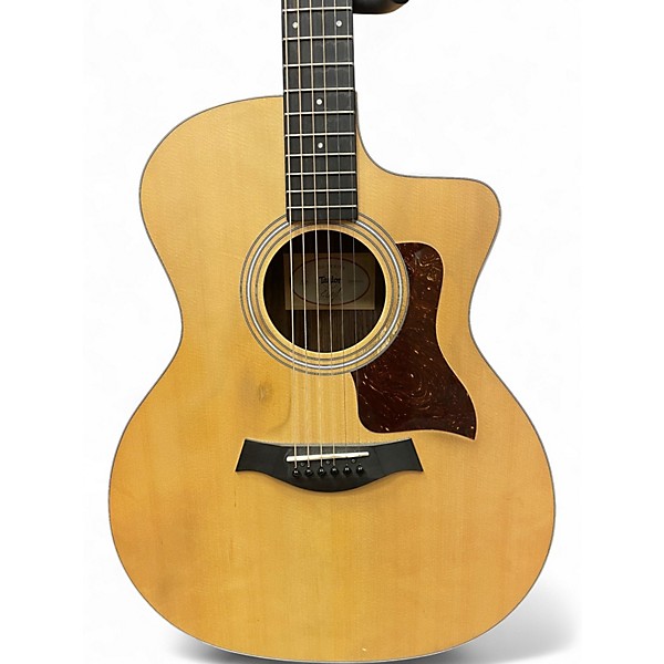 Used Taylor 214CE Natural Acoustic Electric Guitar