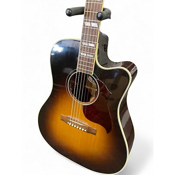 Used 2016 Gibson Hummingbird Pro Natural Acoustic Electric Guitar