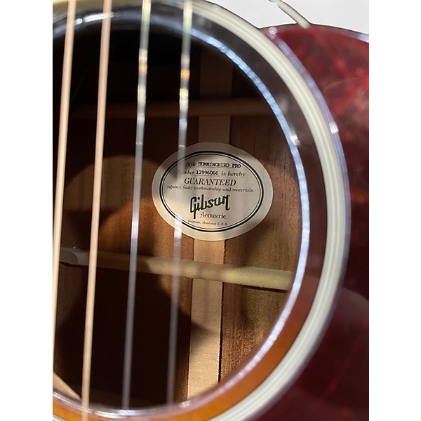 Used 2016 Gibson Hummingbird Pro Natural Acoustic Electric Guitar