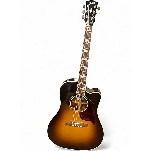 Used 2016 Gibson Hummingbird Pro Natural Acoustic Electric Guitar