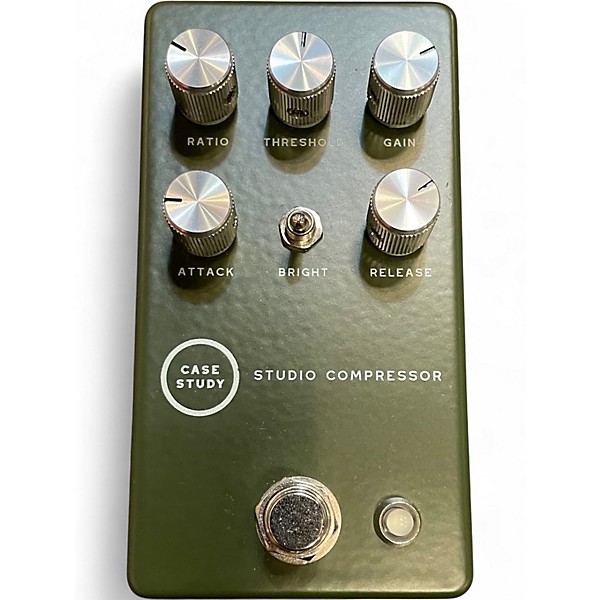 Used Case Study Studio Compressor 2024 - Moss Green Effect Pedal