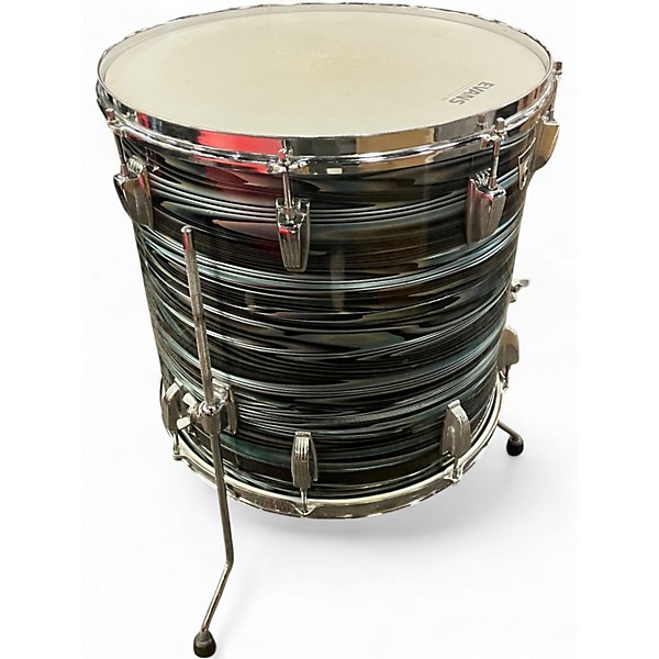 Used Ludwig 5 Piece STANDARD BLUE STRATA Drum Kit