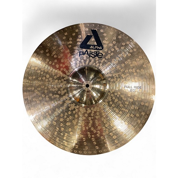 Used Paiste 20in Alpha Full Ride Cymbal