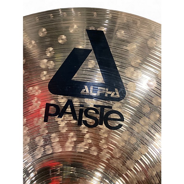 Used Paiste 20in Alpha Full Ride Cymbal