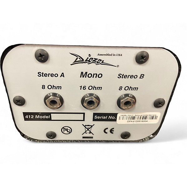 Used Diezel 412FK Front Loaded 4x12 Guitar Cabinet