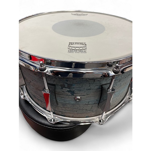 Used Pork Pie 14in WEATHERED BARN BLUE WEATHERED BARN BLUE Drum