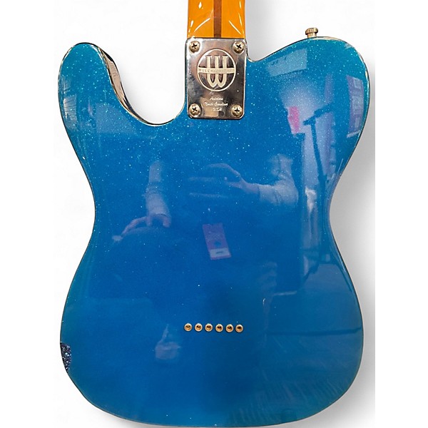 Used Welch Guitars Twang Slinger Vintage Series  Blue Sparkle  Solid Body Electric Guitar