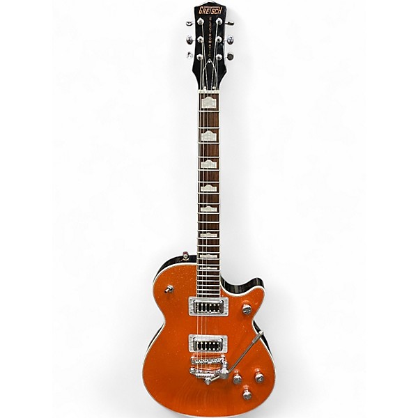 Used Gretsch Guitars G5435T Electromatic Pro Jet Bigsby Orange Sparkle Hollow Body Electric Guitar