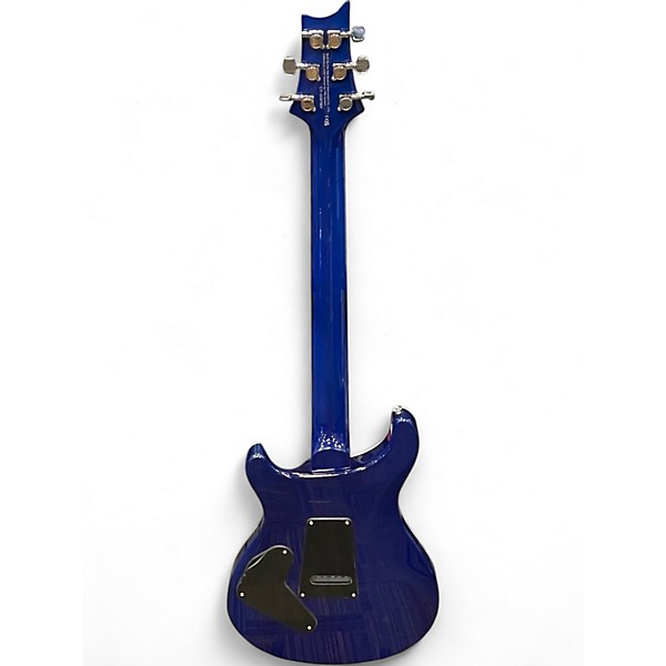 Used PRS SE Custom 24 Piezo Blue Burst Hollow Body Electric Guitar