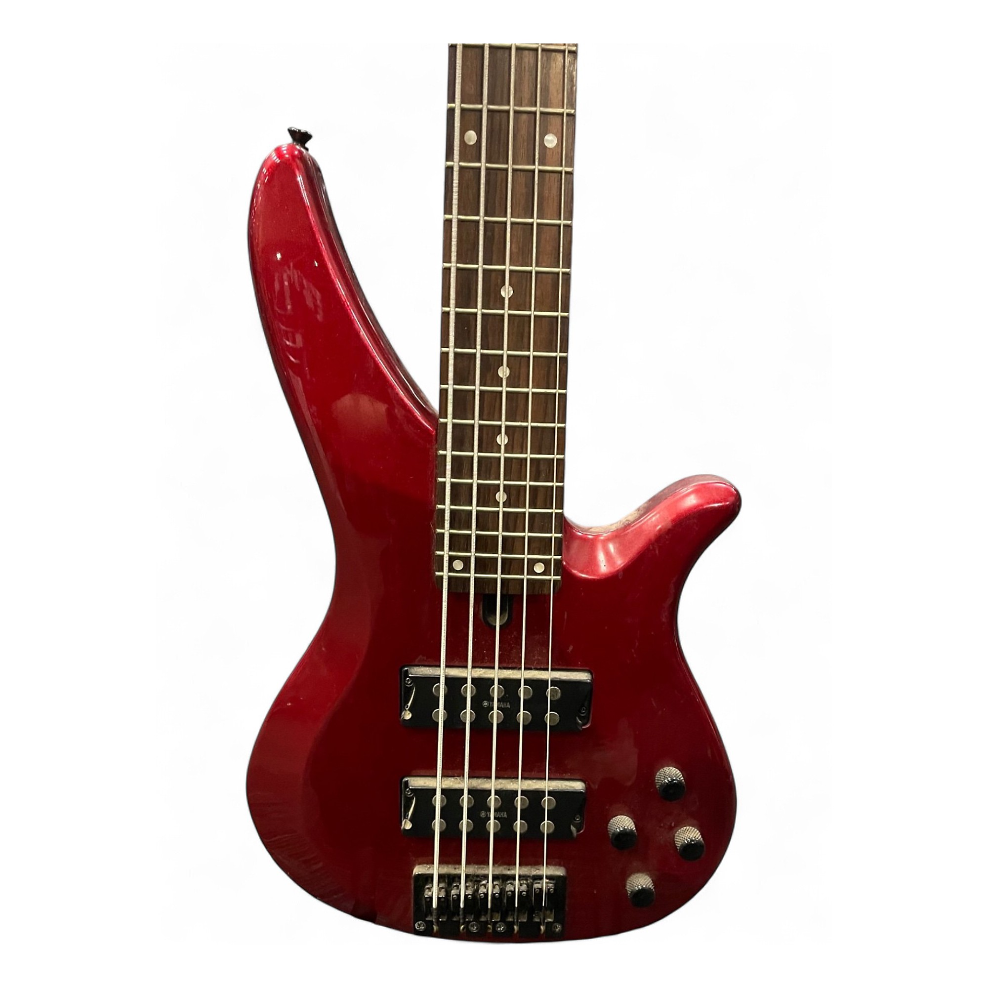 Used Yamaha RBX375 Red Electric Bass Guitar Red | Guitar Center
