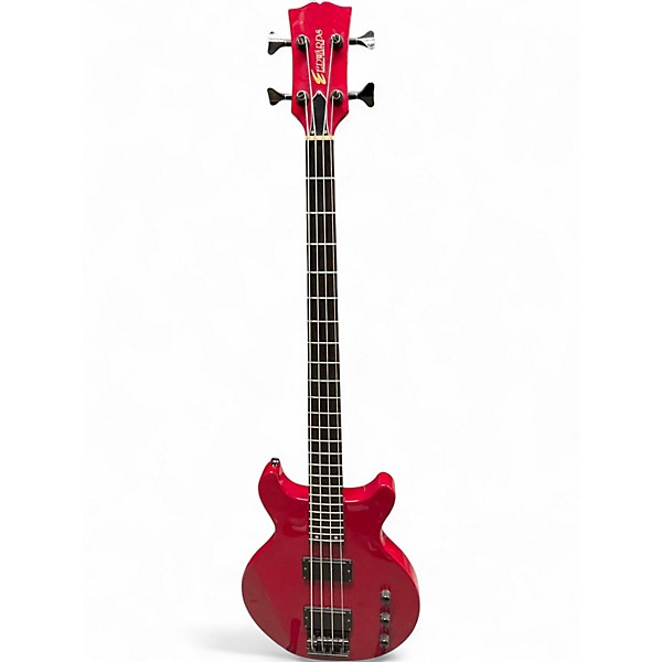 Used Edwards EJ78 Red Electric Bass Guitar