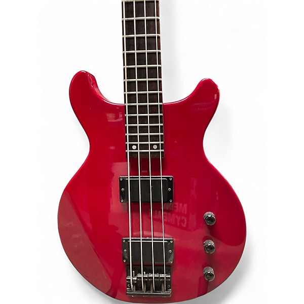 Used Edwards EJ78 Red Electric Bass Guitar