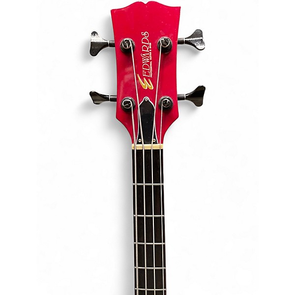 Used Edwards EJ78 Red Electric Bass Guitar