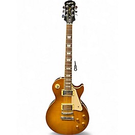 Used 2000s Epiphone Les Paul Standard Honey Burst Solid Body Electric Guitar