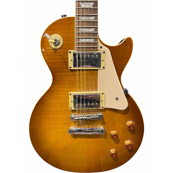 Used 2000s Epiphone Les Paul Standard Honey Burst Solid Body Electric Guitar