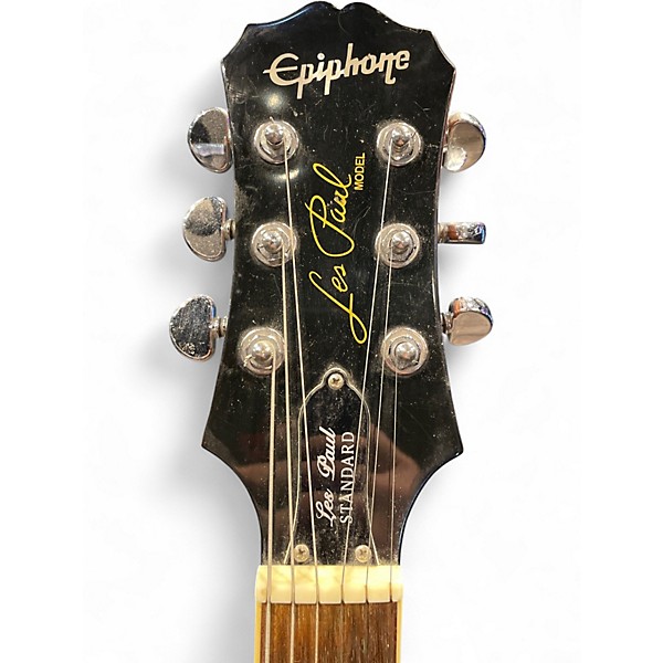 Used 2000s Epiphone Les Paul Standard Honey Burst Solid Body Electric Guitar