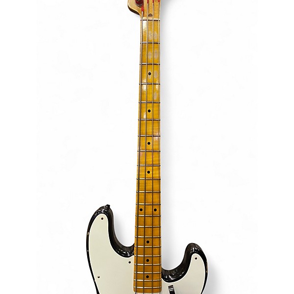 Used Fender LIMITED EDITION 1955 RELIC PRECISION BASS Black Electric Bass Guitar