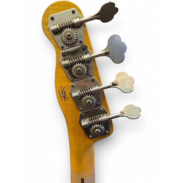 Used Fender LIMITED EDITION 1955 RELIC PRECISION BASS Black Electric Bass Guitar