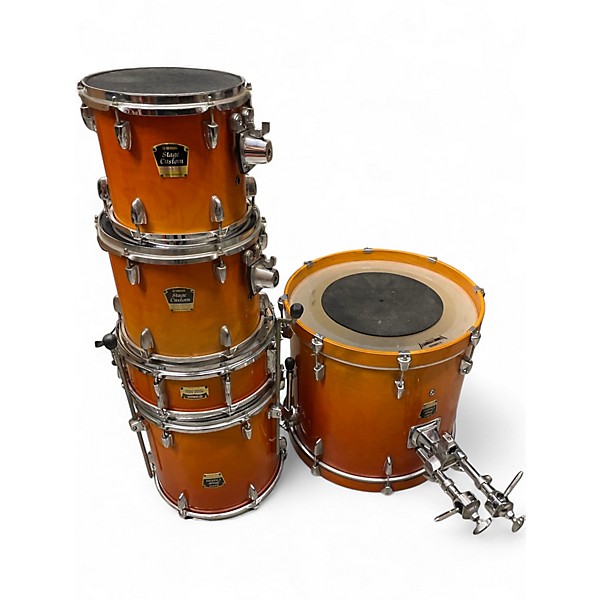 Used 2010s Yamaha 5 Piece STAGE CUSTOM ADVANTAGE Natural Drum Kit