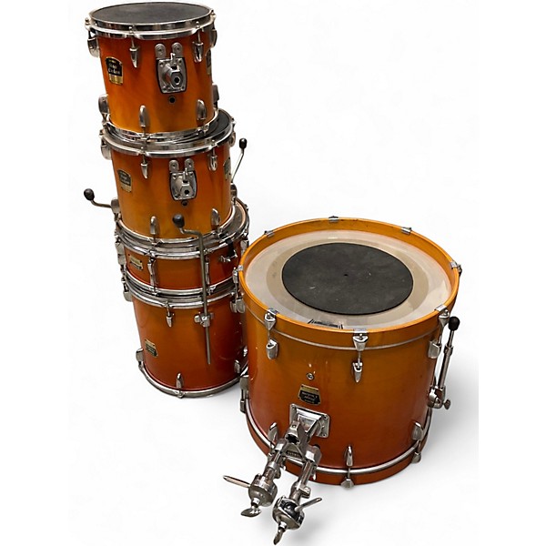 Used 2010s Yamaha 5 Piece STAGE CUSTOM ADVANTAGE Natural Drum Kit