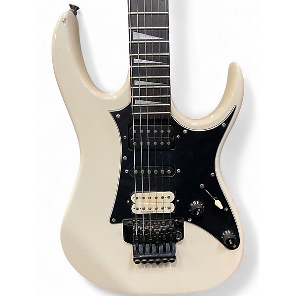 Used Ibanez EX SERIES 370 Classic White Solid Body Electric Guitar