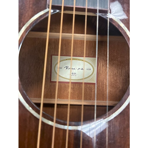 Used Rosen G31 Natural Acoustic Guitar