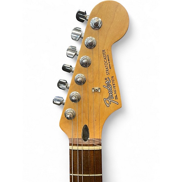 Used Fender Standard Stratocaster Black Solid Body Electric Guitar