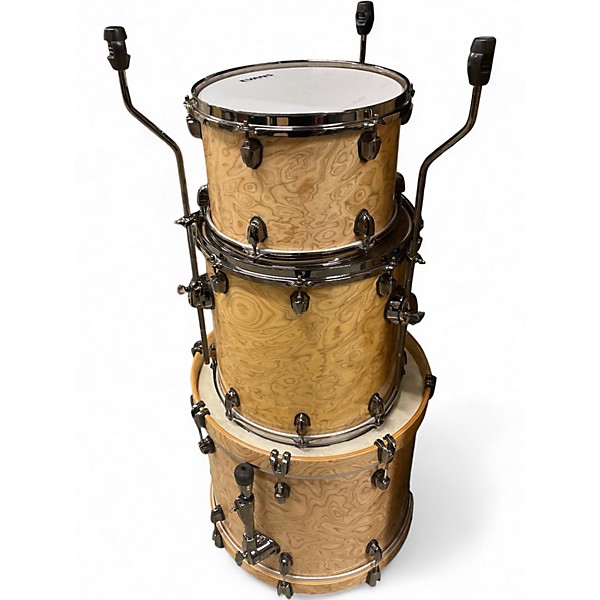 Used Mapex 3 Piece Saturn Jazz ash burl Drum Kit