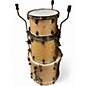 Used Mapex 3 Piece Saturn Jazz ash burl Drum Kit thumbnail