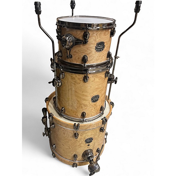 Used Mapex 3 Piece Saturn Jazz ash burl Drum Kit