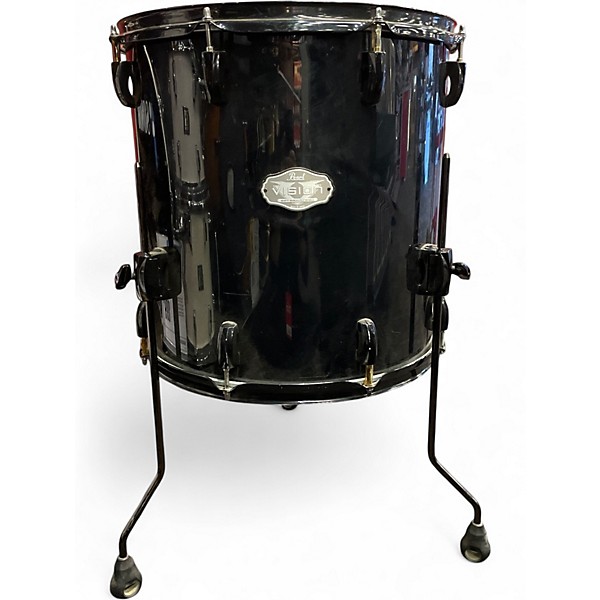 Used Pearl 4 Piece VISION SST BIRCH DRUM KIT BLACK Drum Kit