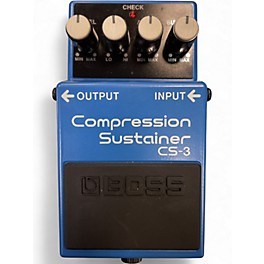 Used BOSS CS3 Compressor Sustainer Effect Pedal