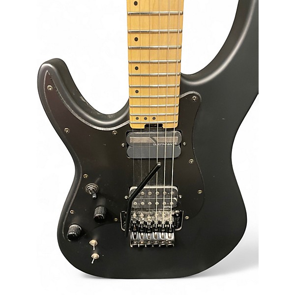 Used 2017 Schecter Guitar Research super shredder left handed Satin Black Solid Body Electric Guitar