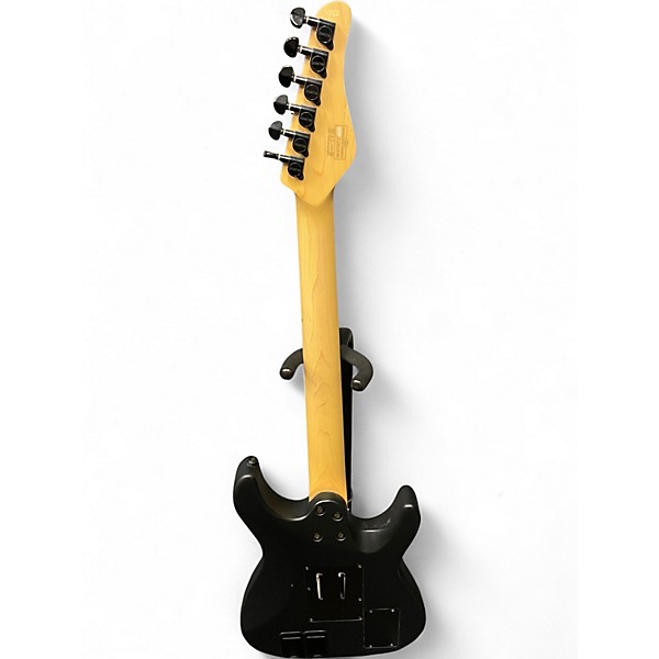 Used 2017 Schecter Guitar Research super shredder left handed Satin Black Solid Body Electric Guitar