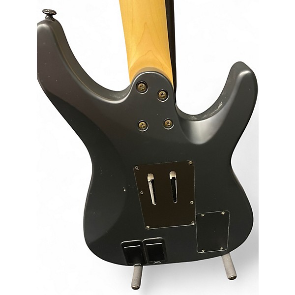 Used 2017 Schecter Guitar Research super shredder left handed Satin Black Solid Body Electric Guitar