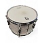 Used British Drum Co. 3 Piece lounge club White Marine Pearl Drum Kit
