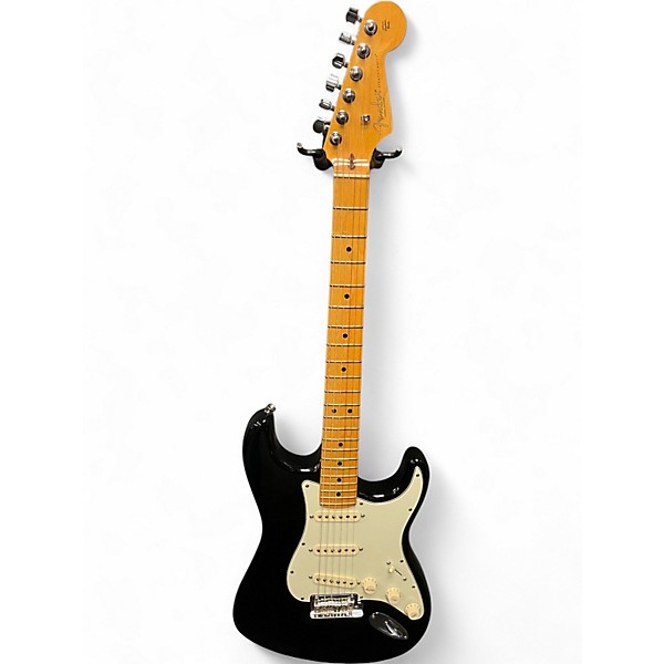 Used Fender American Professional II Stratocaster Black Solid Body Electric Guitar