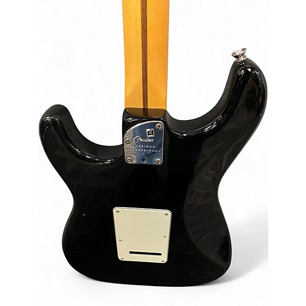 Used Fender American Professional II Stratocaster Black Solid Body Electric Guitar
