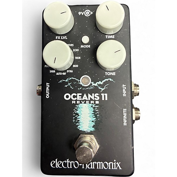 Used Electro-Harmonix Oceans 11  Reverb Effect Pedal