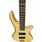 Used Schecter Guitar Research Stiletto Custom 4 String Natural Electric Bass Guitar