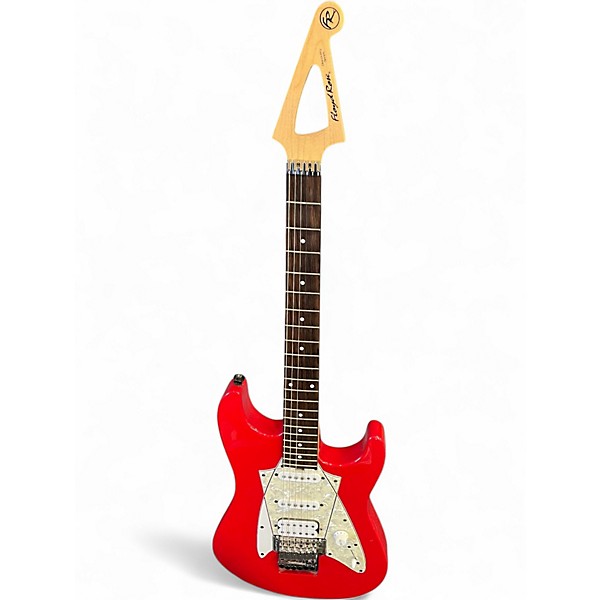 Used Floyd Rose Discovery Series Red Solid Body Electric Guitar